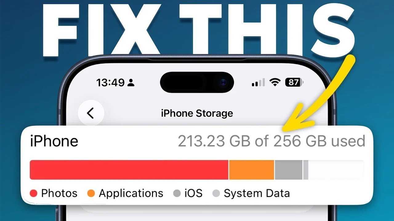 Como liberar armazenamento do iPhone sem excluir fotos