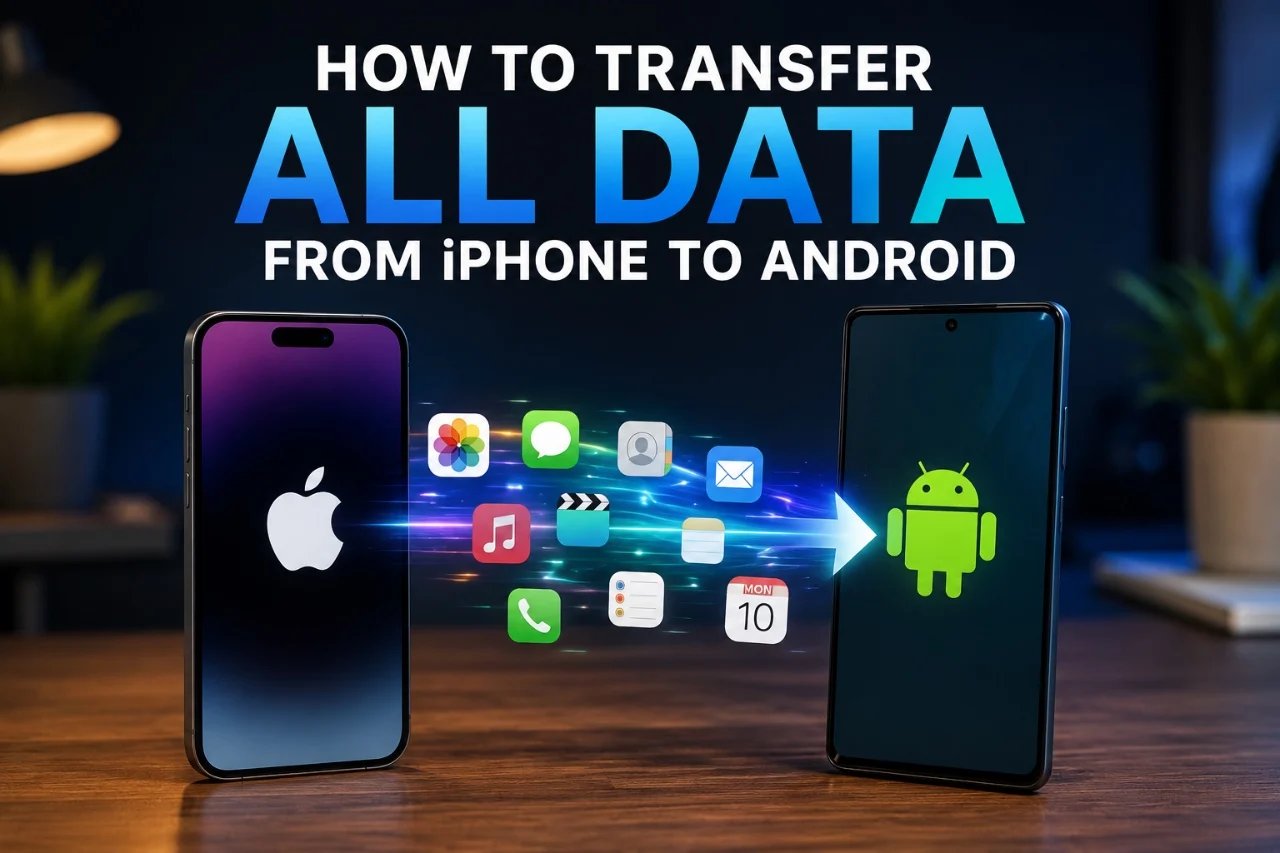 Como transferir todos os dados do iPhone para o Android em 2026