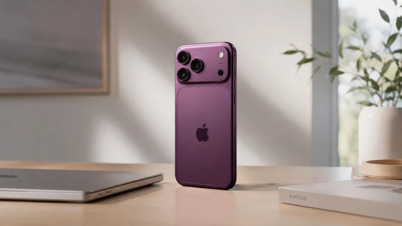 Cores do iPhone 18 Pro: True Black e Dark Cherry