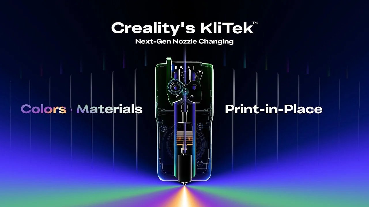 Creality apresenta o sistema de substituição de bicos de nova geração KliTek