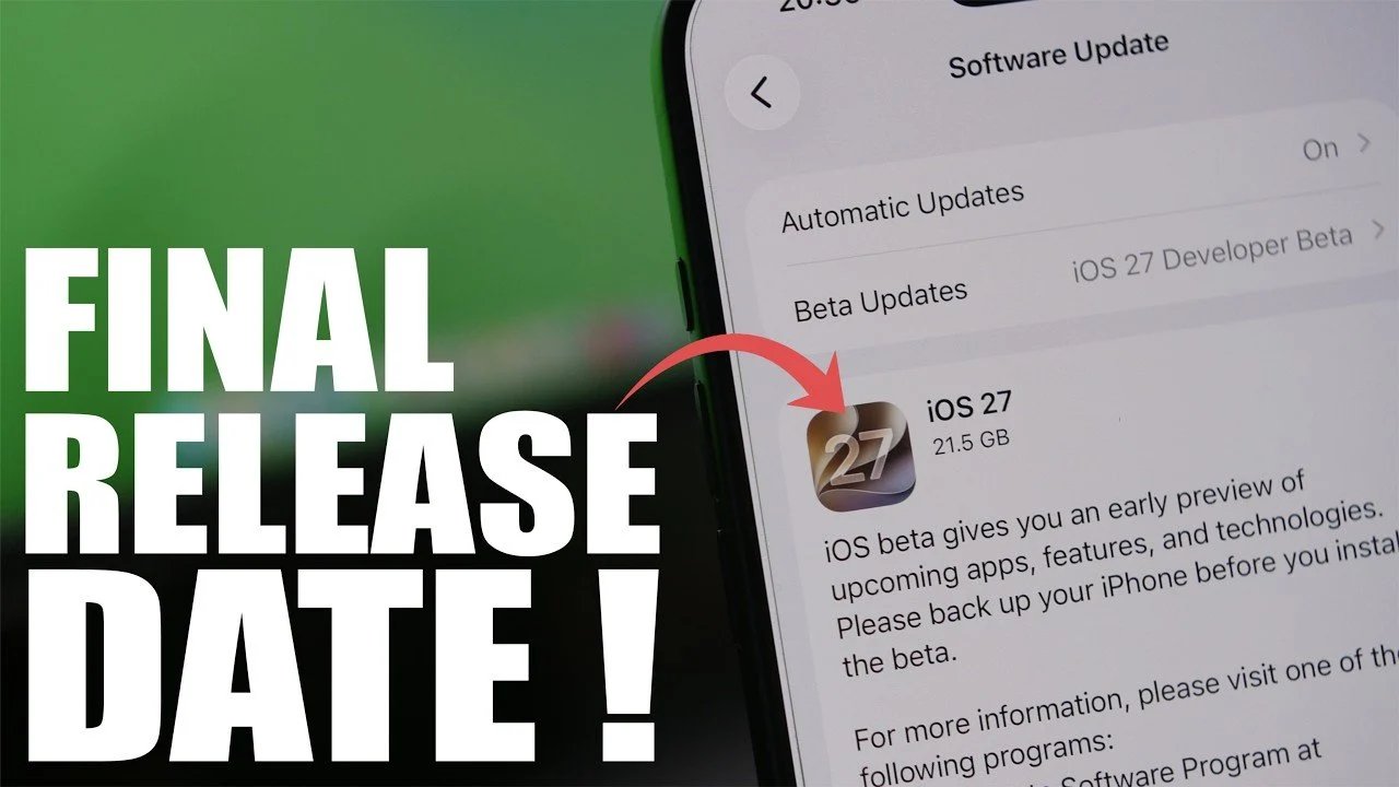 Cronograma da data de lançamento final do iOS 27: principais datas de lançamento da Apple