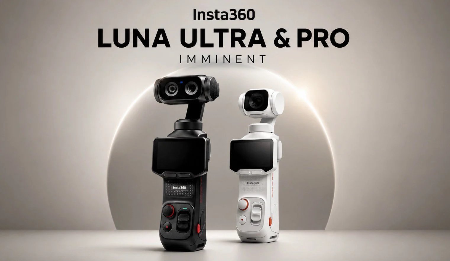 DJI Pocket 4 Rival: Insta360 anuncia Luna Ultra e Pro.