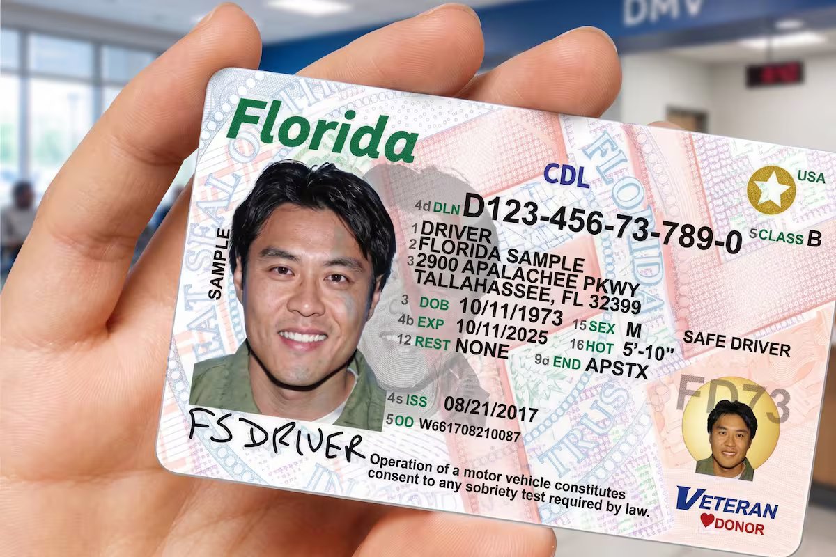 É oficial: limite de licença da Flórida para não-imigrantes com registros do USCIS
