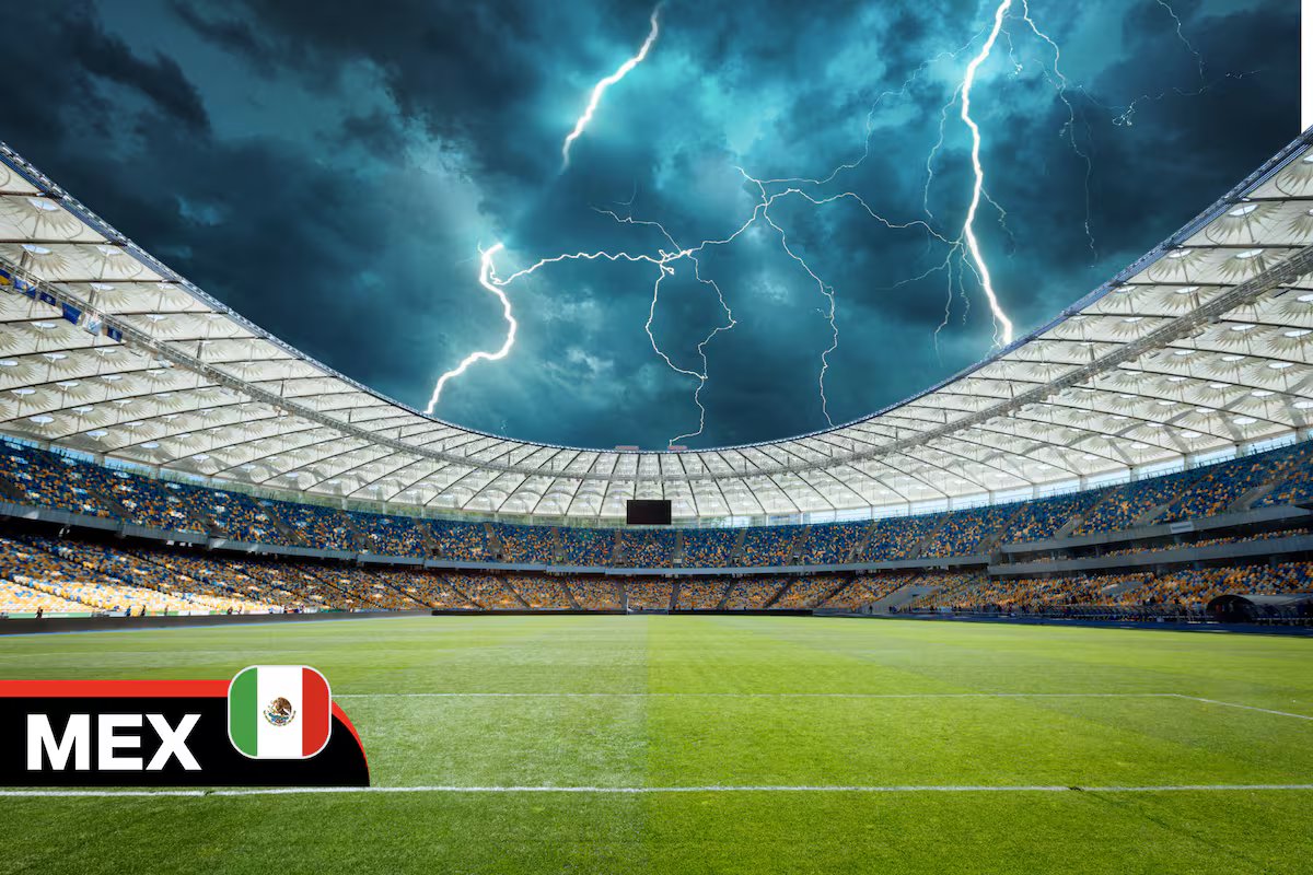 É oficial: tempestades e chuva são esperadas na estreia do México na Copa do Mundo de 2026.