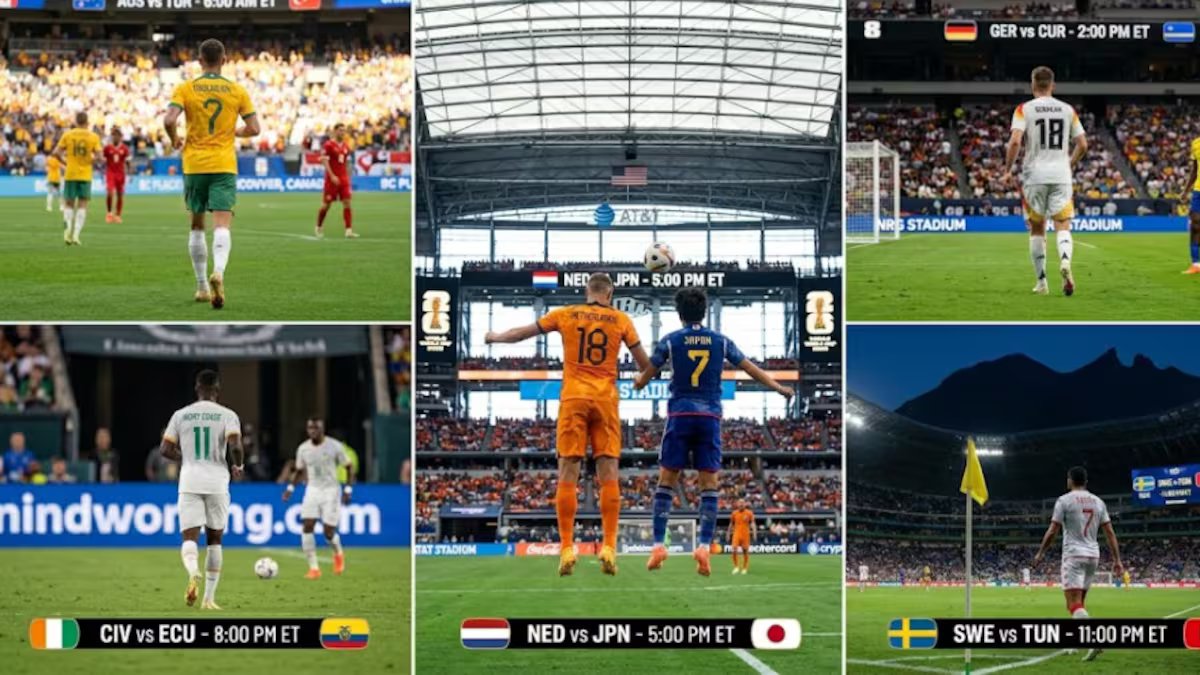 Horários dos jogos da Copa do Mundo de 2026 nos EUA e quem jogará neste domingo, 14 de junho