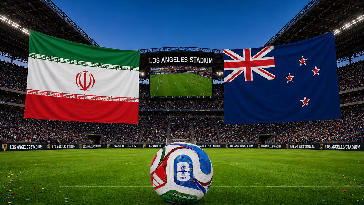 Irã x Nova Zelândia Copa do Mundo de 2026 AO VIVO