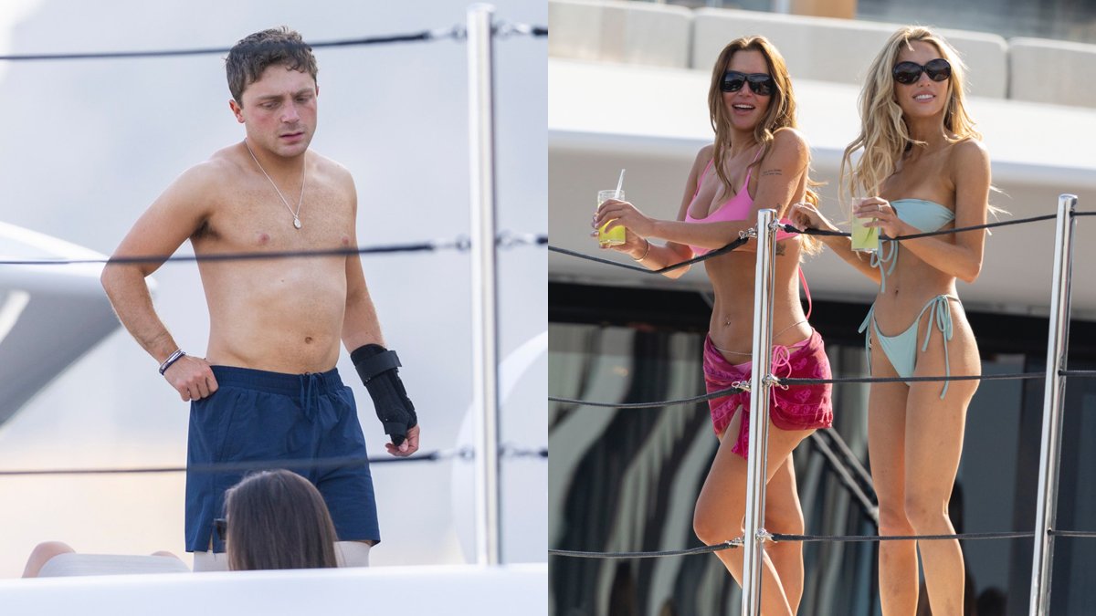 Jake Shane sem camisa se junta a Alix Earle e Anastasia Karanikolaou em biquínis em um iate durante o fim de semana do Grande Prêmio de Mônaco – Just Jared – Celebrity News & Gossip