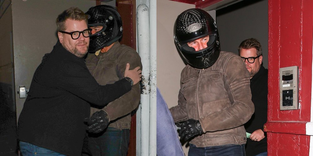 James Corden e Tom Cruise compartilham um abraço rápido após o jantar – Just Jared – Notícias e fofocas de celebridades