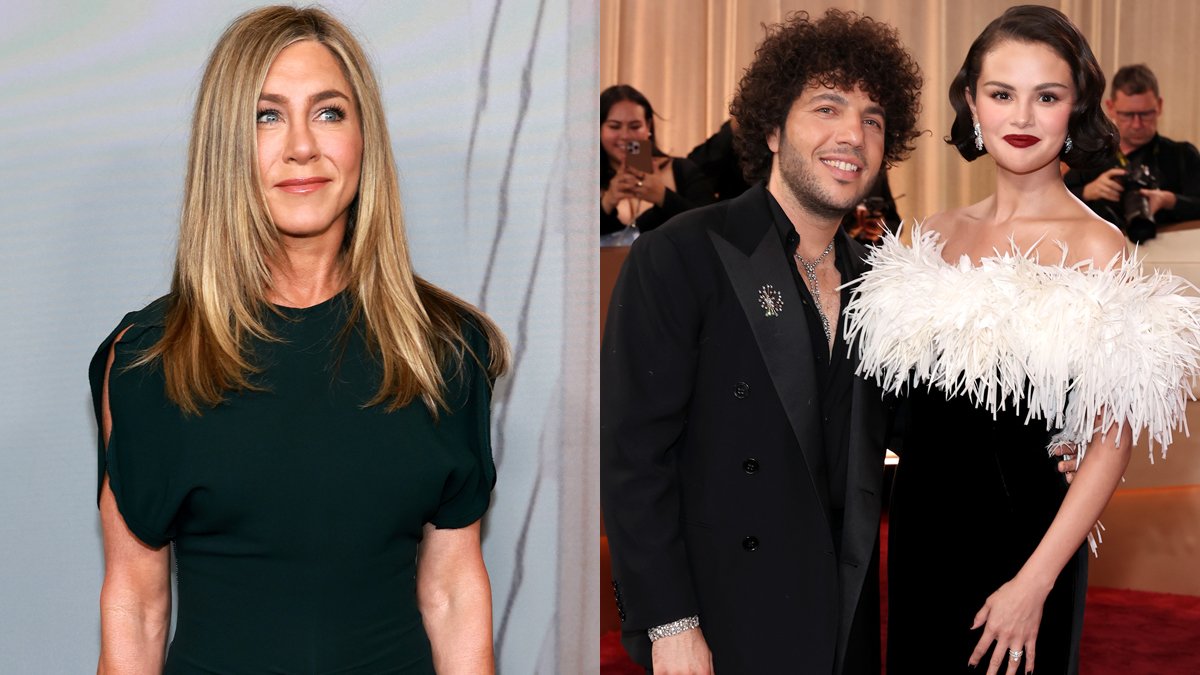 Jennifer Aniston doma o cabelo de Benny Blanco em um novo anúncio divertido estrelado por Selena Gomez! – Just Jared – Notícias e fofocas sobre celebridades