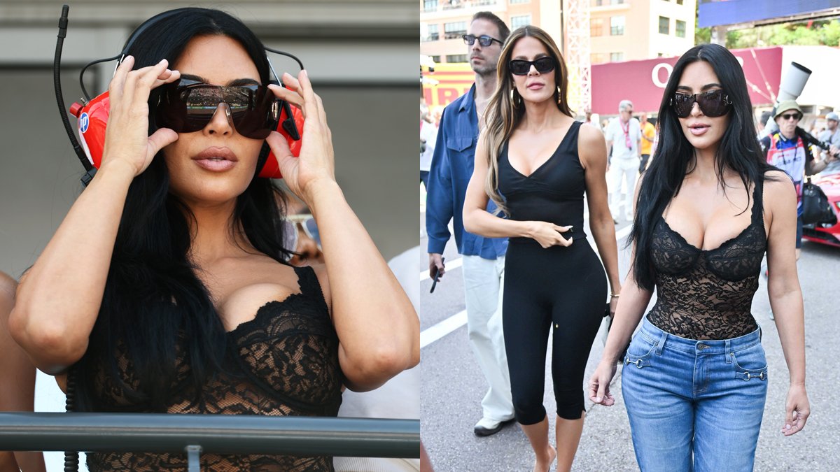 Kim Kardashian torce pelo namorado Lewis Hamilton no Grande Prêmio de Mônaco de 2026 com a irmã Khloe – Just Jared – Celebrity News & Gossip