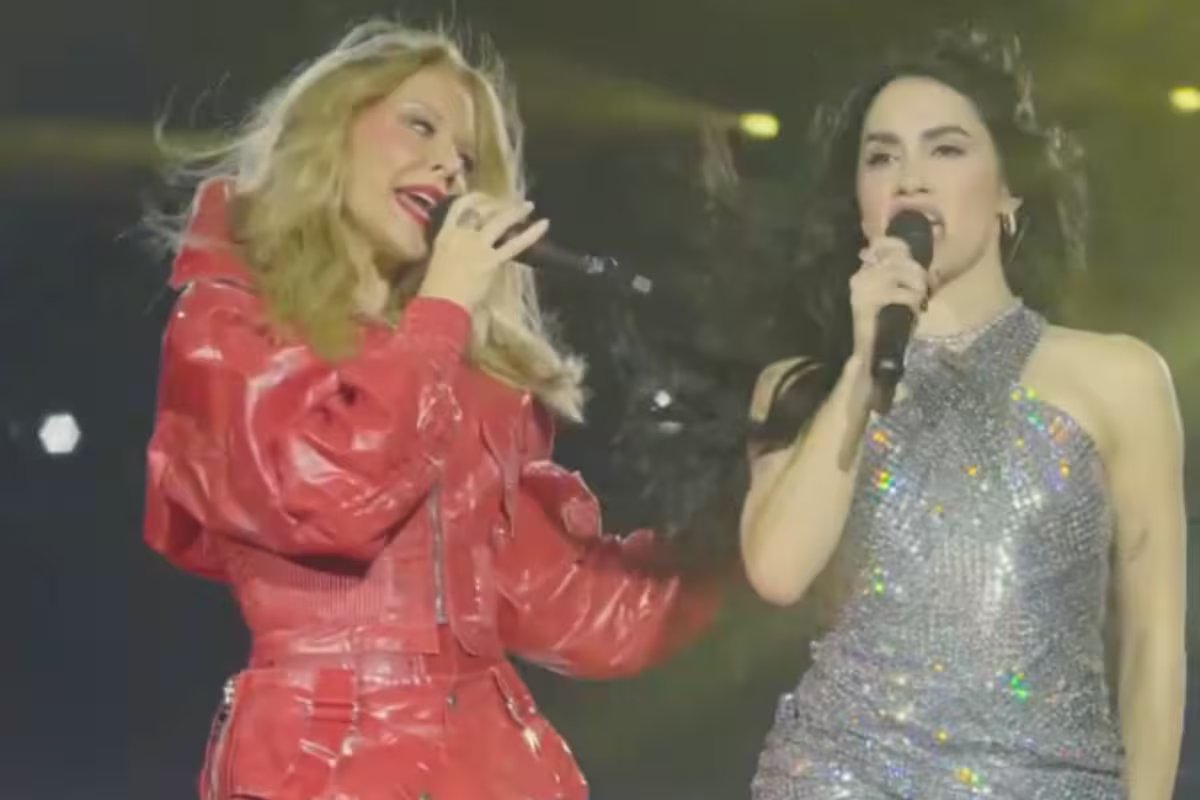 Kylie Minogue apareceu no River com Lally Esposito e revolucionou Buenos Aires com uma música