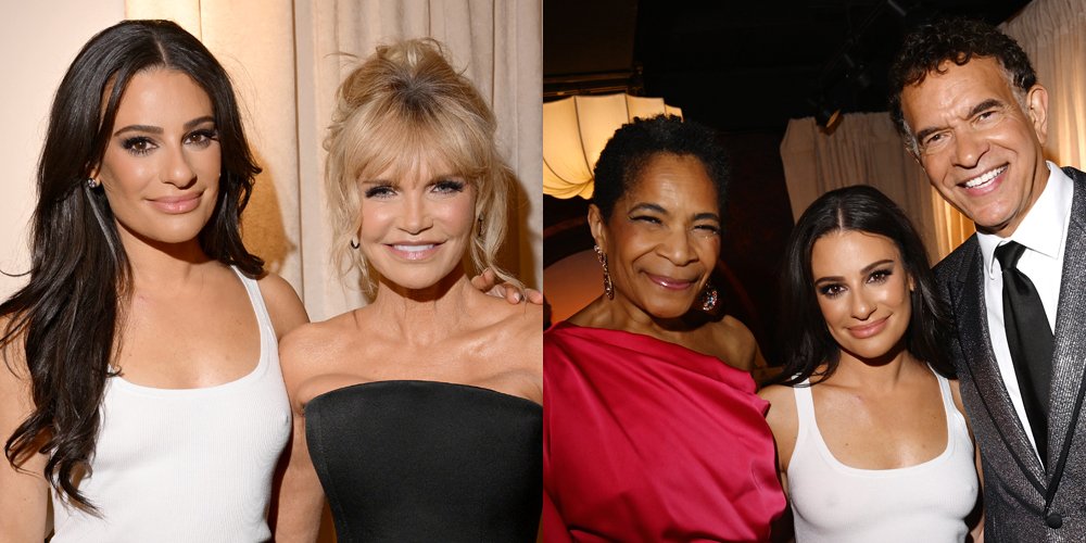 Lea Michele se reúne com as co-estrelas de ‘Glee’ Kristin Chenoweth e Brian Stokes Mitchell no Tony Awards – Just Jared – Celebrity News & Gossip