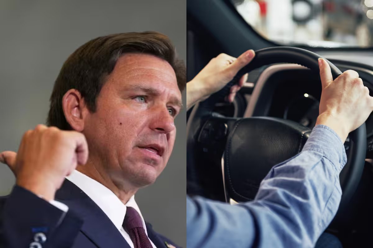 Lei assinada por DeSantis na Flórida que afetará motoristas a partir de julho de 2026