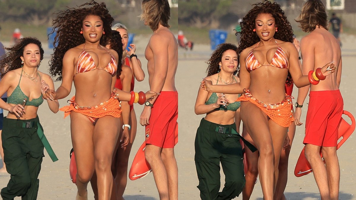 Megan Thee Stallion filma a icônica corrida de praia de ‘Baywatch’ para a reinicialização da Fox em Long Beach – Just Jared – Notícias e fofocas de celebridades