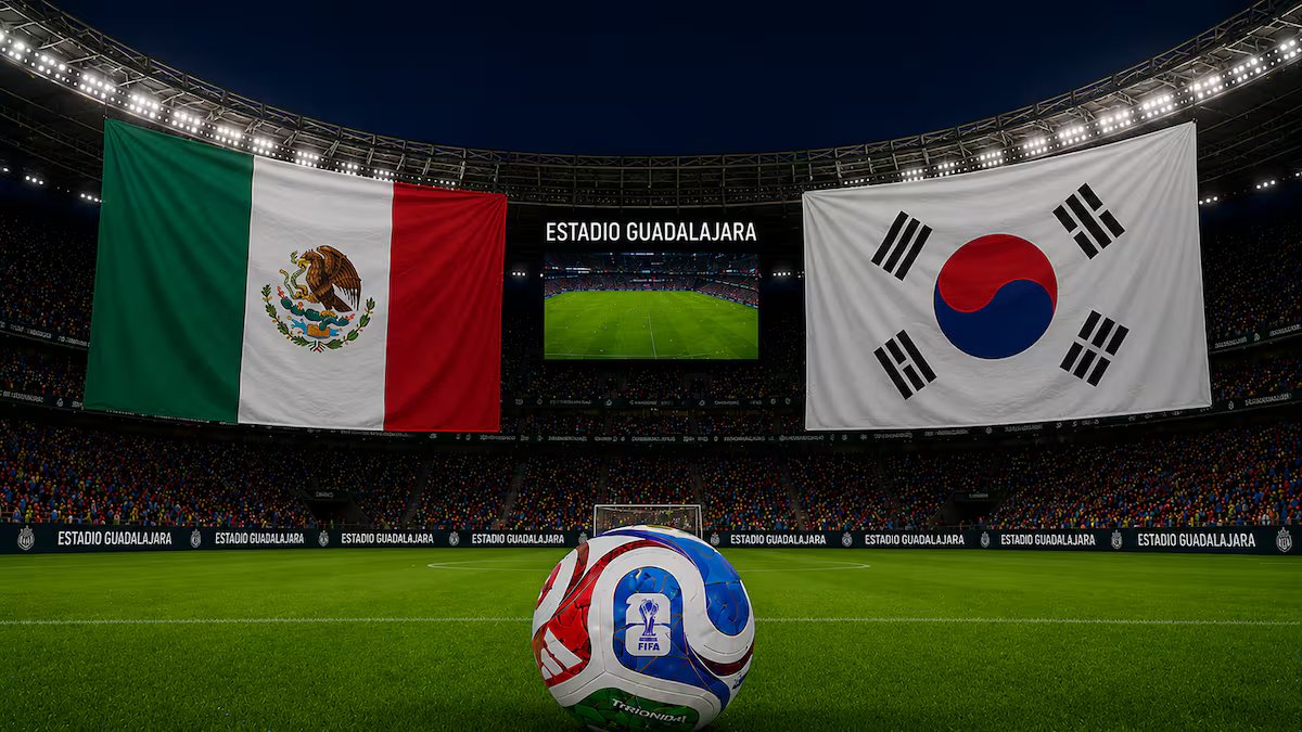 México – Coreia do Sul, AO VIVO pela Copa do Mundo de 2026. horas, televisão e formações