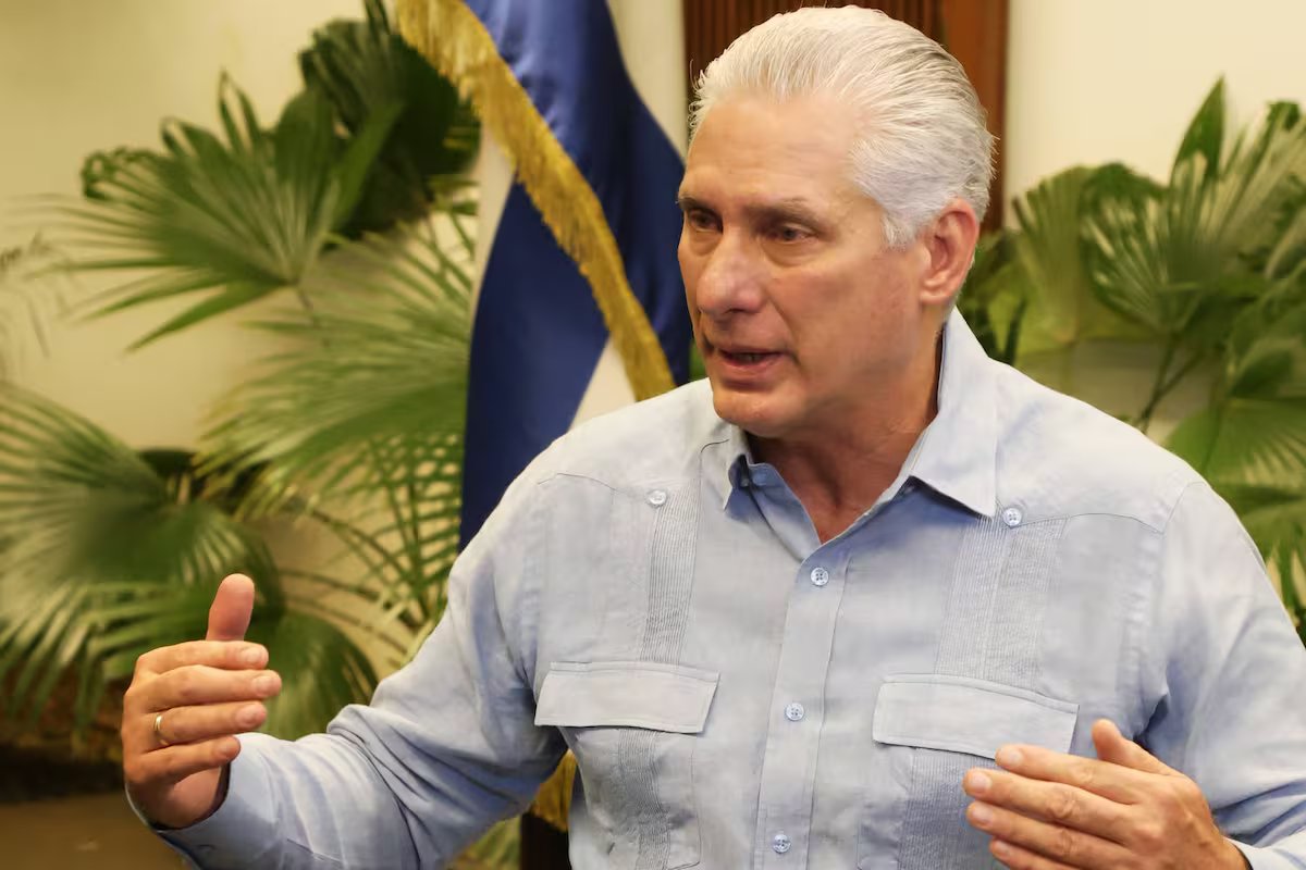 Miguel Diaz-Canel reaparece e fala sobre diferentes cenários em Cuba. “Incitando uma mudança no sistema político”.
