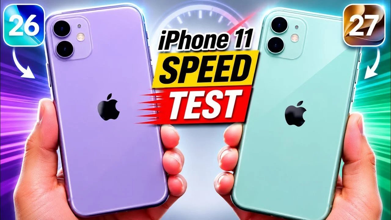 O iOS 27 torna o iPhone 11 mais rápido? Resultados do teste de velocidade