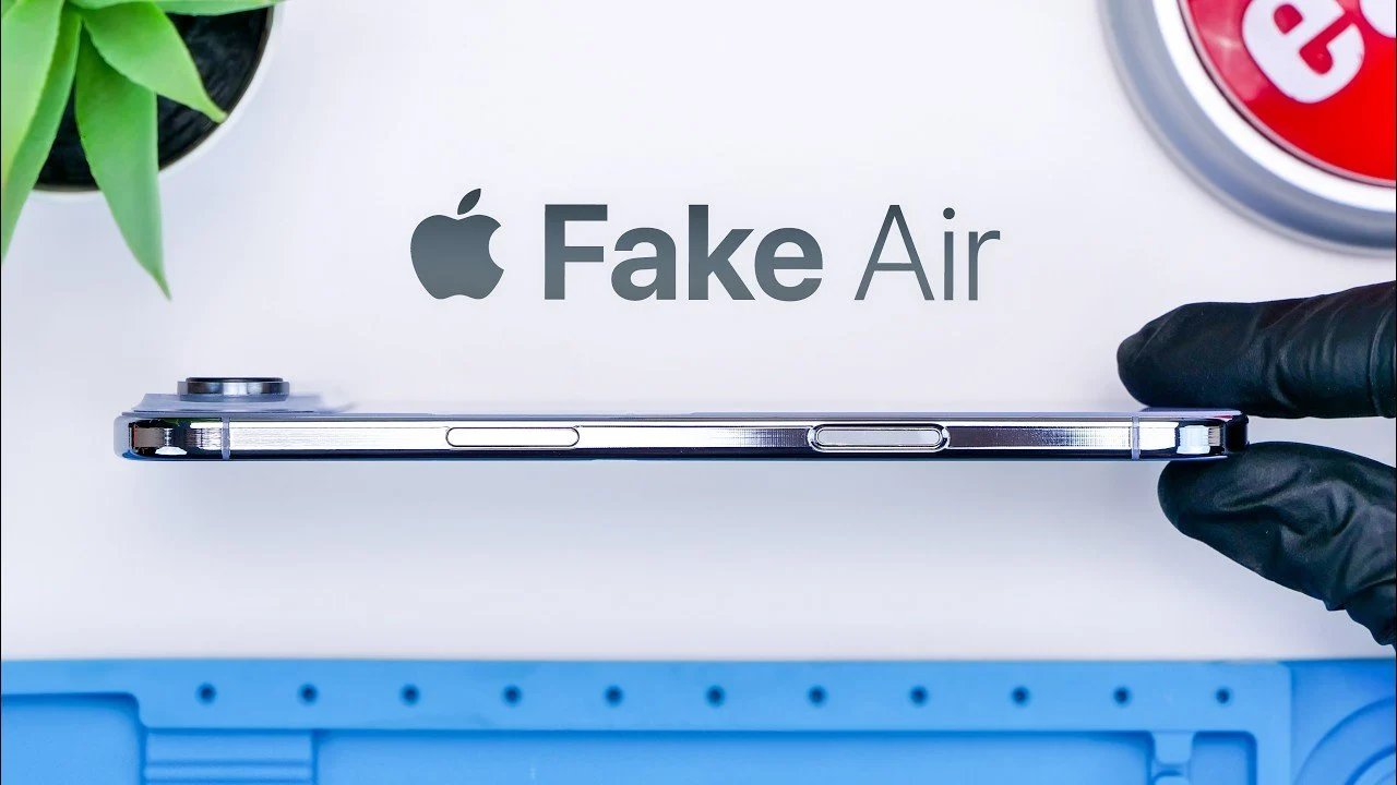 O novo iPhone Air falso é surpreendentemente convincente