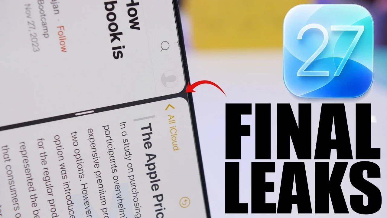 O último vazamento do iOS 27 acabou de cair: tudo o que você precisa saber