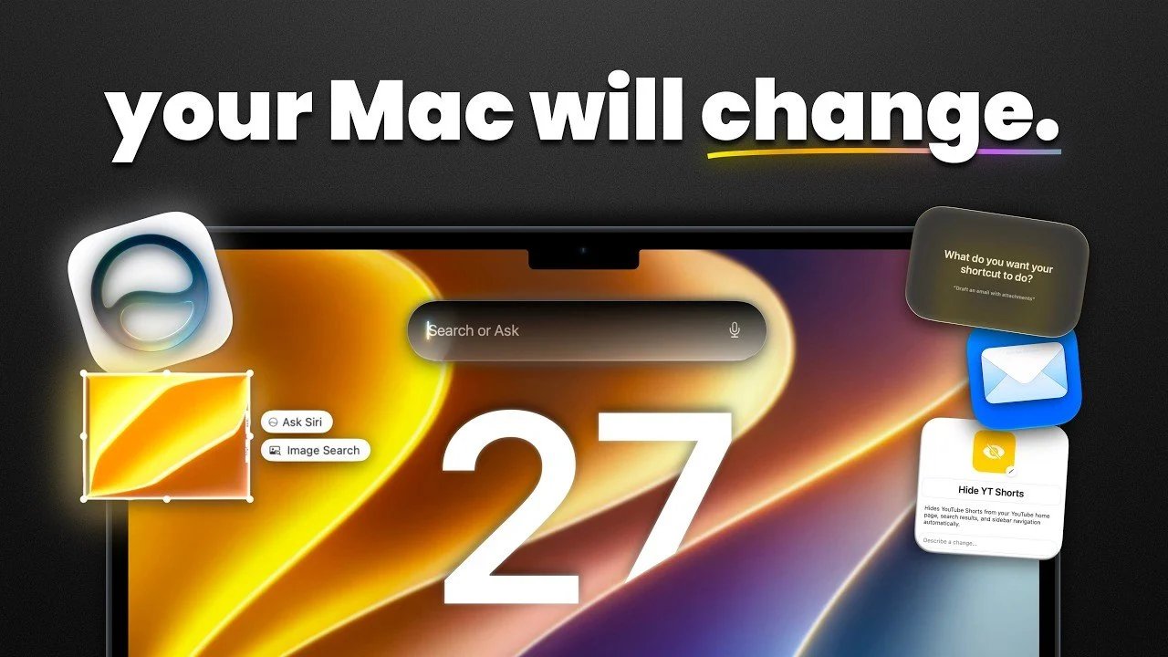 Os 10 principais novos recursos do macOS 27 Golden Gate