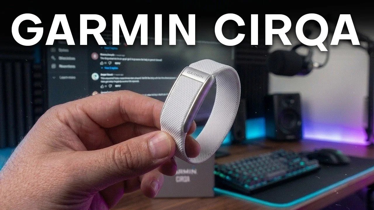 Por que a Garmin está apresentando a banda CIRQA sem tela