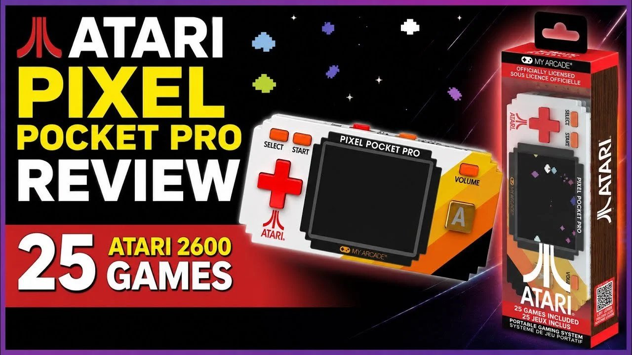 Prático do Atari Pixel Pocket Pro: Nostalgia portátil 2600