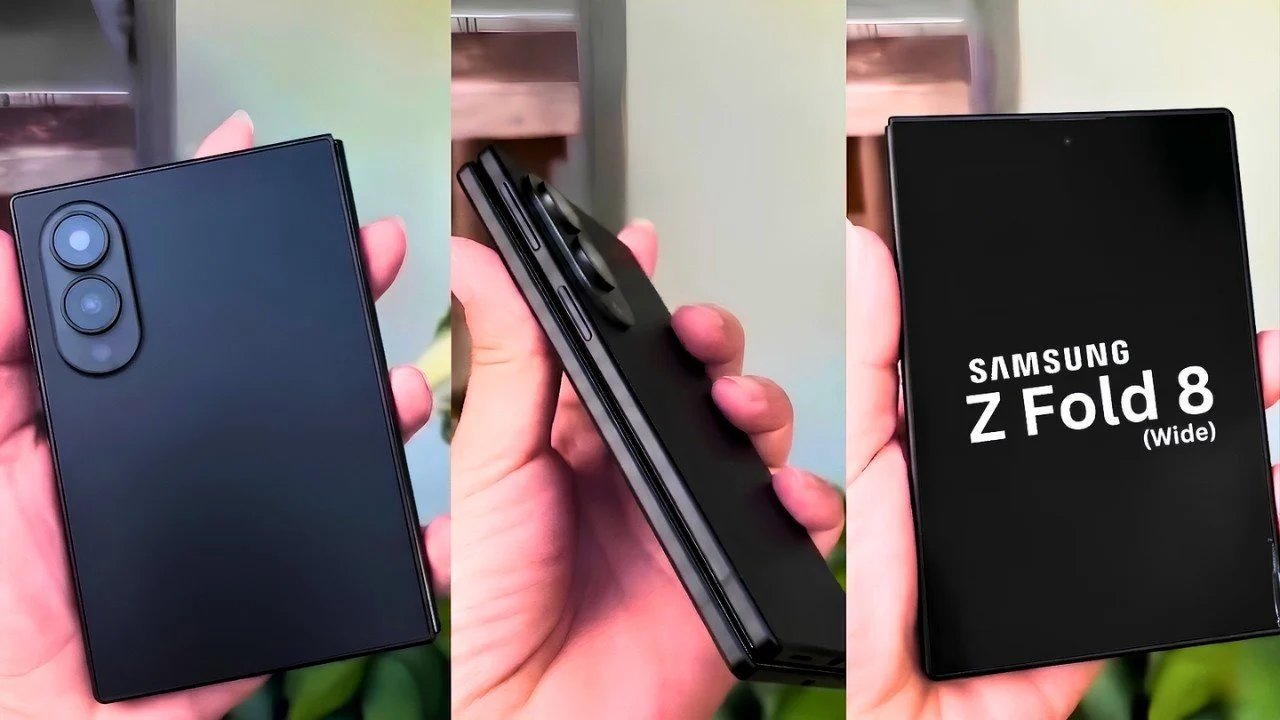 Primeira visão do mundo real do Samsung Galaxy Z Fold 8.