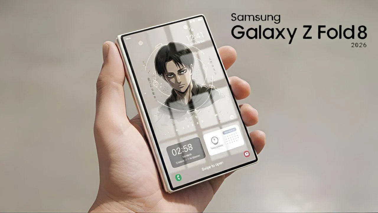 Primeiro, olhe para o Samsung Galaxy Z Fold 8 Wide mais fino.