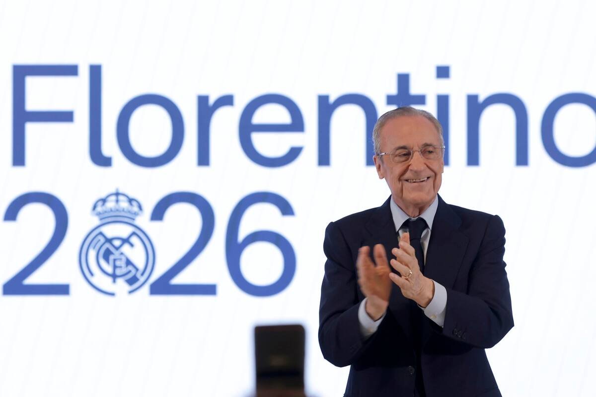 “Real Madrid”. Florentino Perez foi reeleito presidente por mais quatro anos