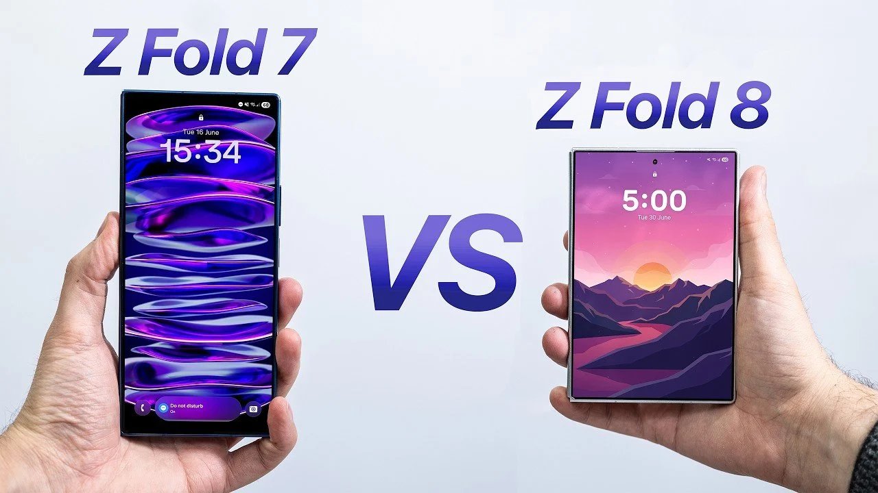 Samsung Galaxy Z Fold 8 vs Z Fold 7: uma comparação prática inicial
