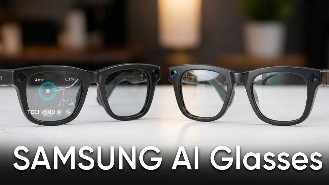 Samsung confirma óculos de inteligência artificial de primeira geração em 2026