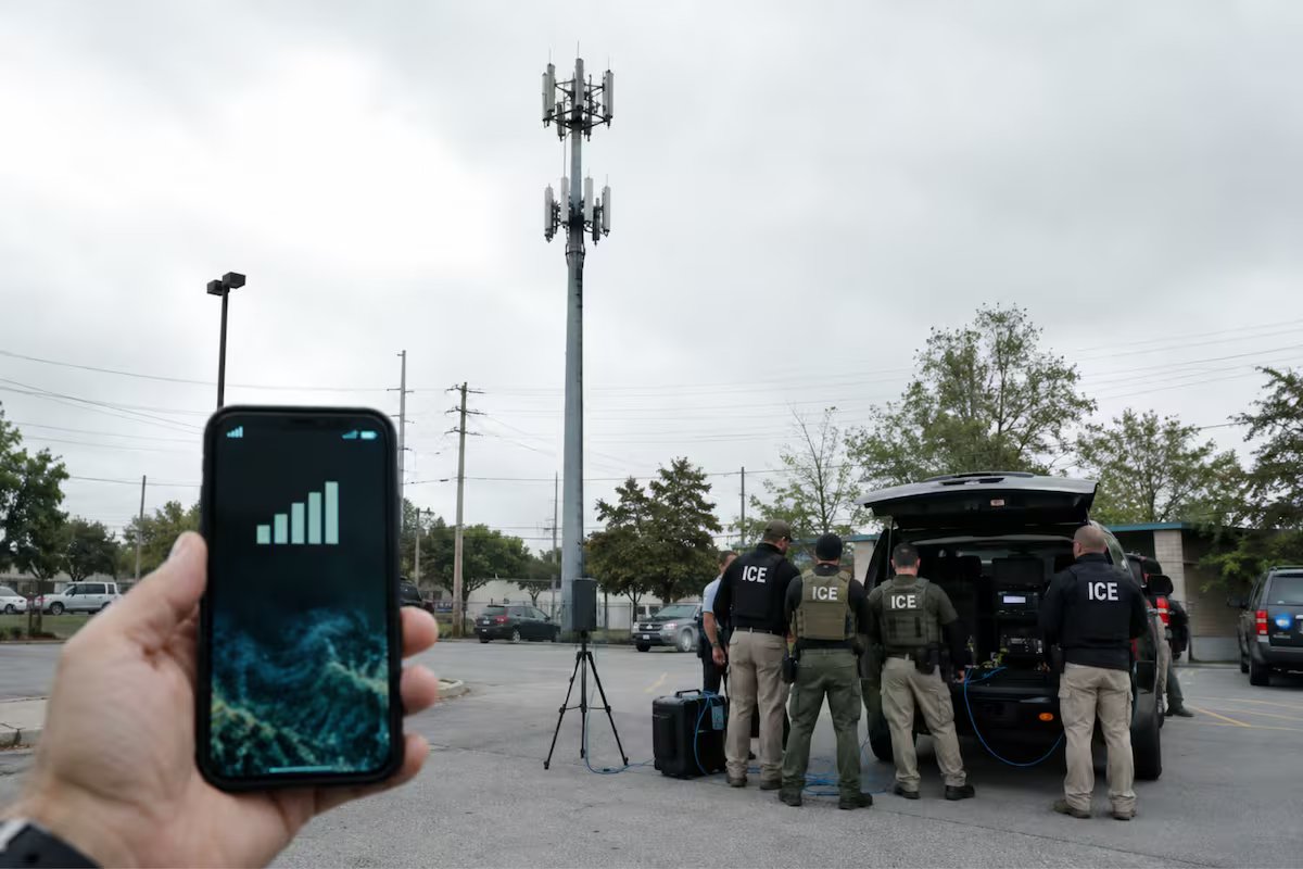 “Simuladores celulares”. A tecnologia secreta do ICE para falsificar um telefone celular e revelar sua localização