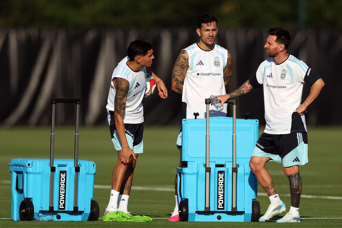 Treino da Seleção Argentina ao vivo.