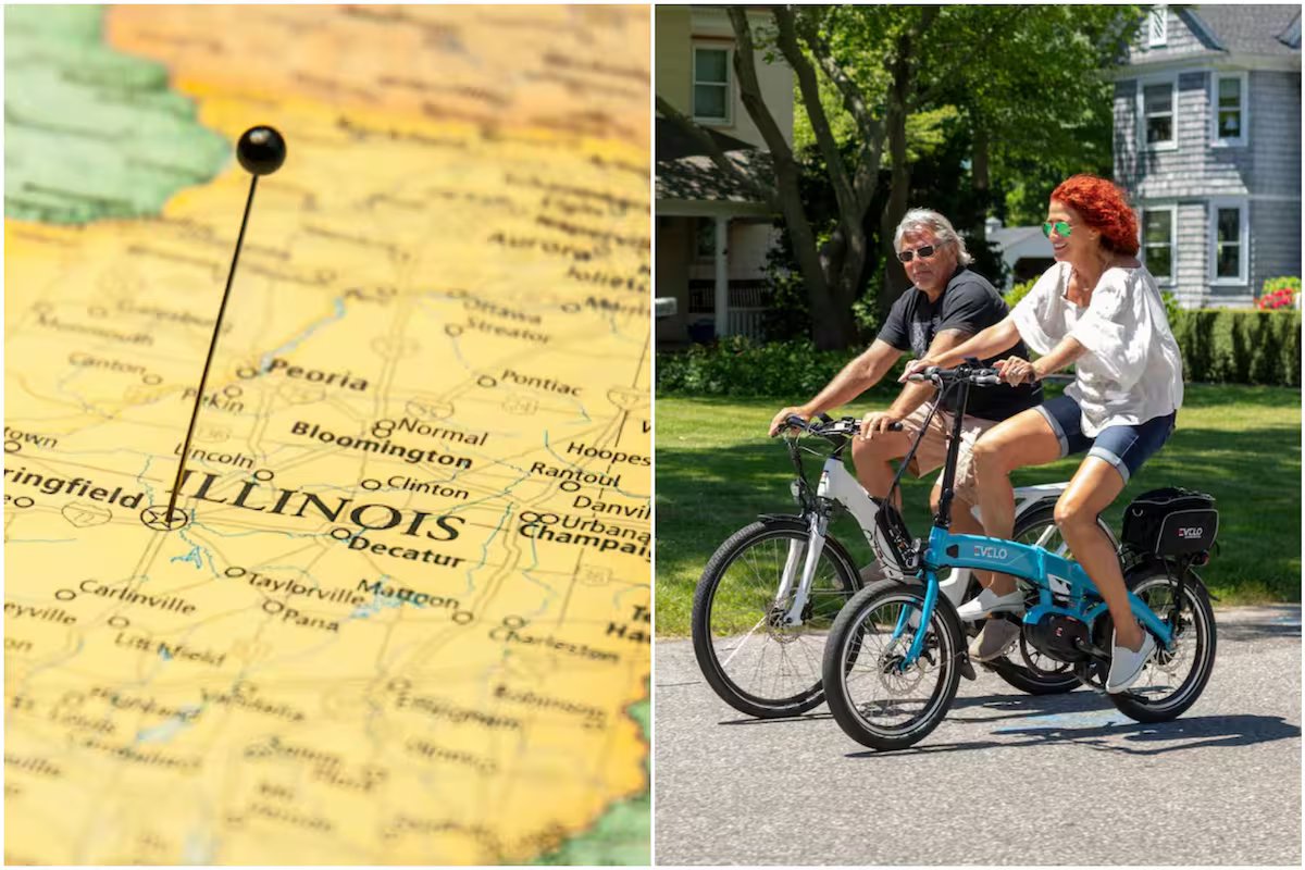 Uma nova lei foi desenvolvida para bicicletas e scooters elétricas. licença necessária se excederem 28 mph em Illinois