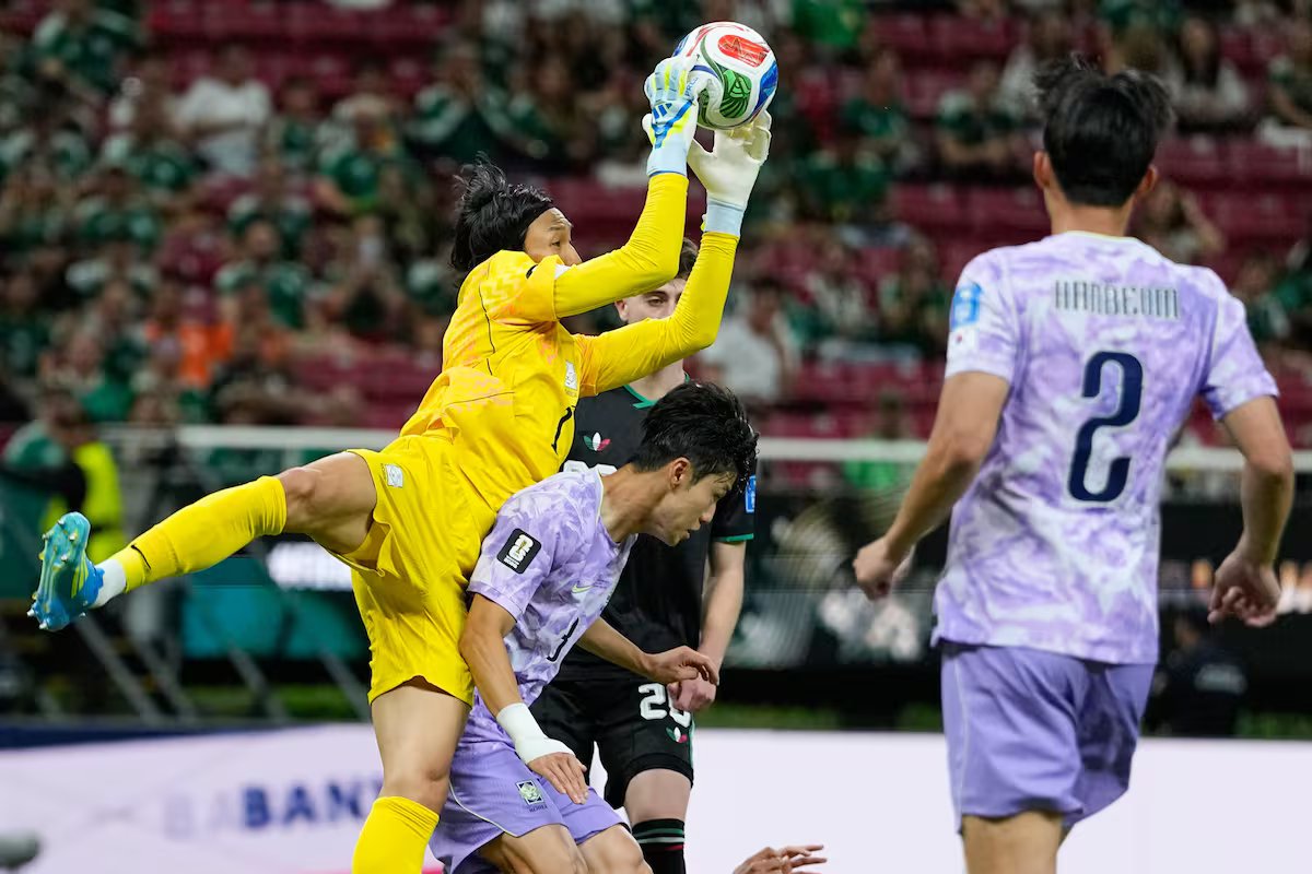 VÍDEO: esse foi o erro inusitado do goleiro sul-coreano, que deu a vitória ao México na Copa do Mundo de 2026.