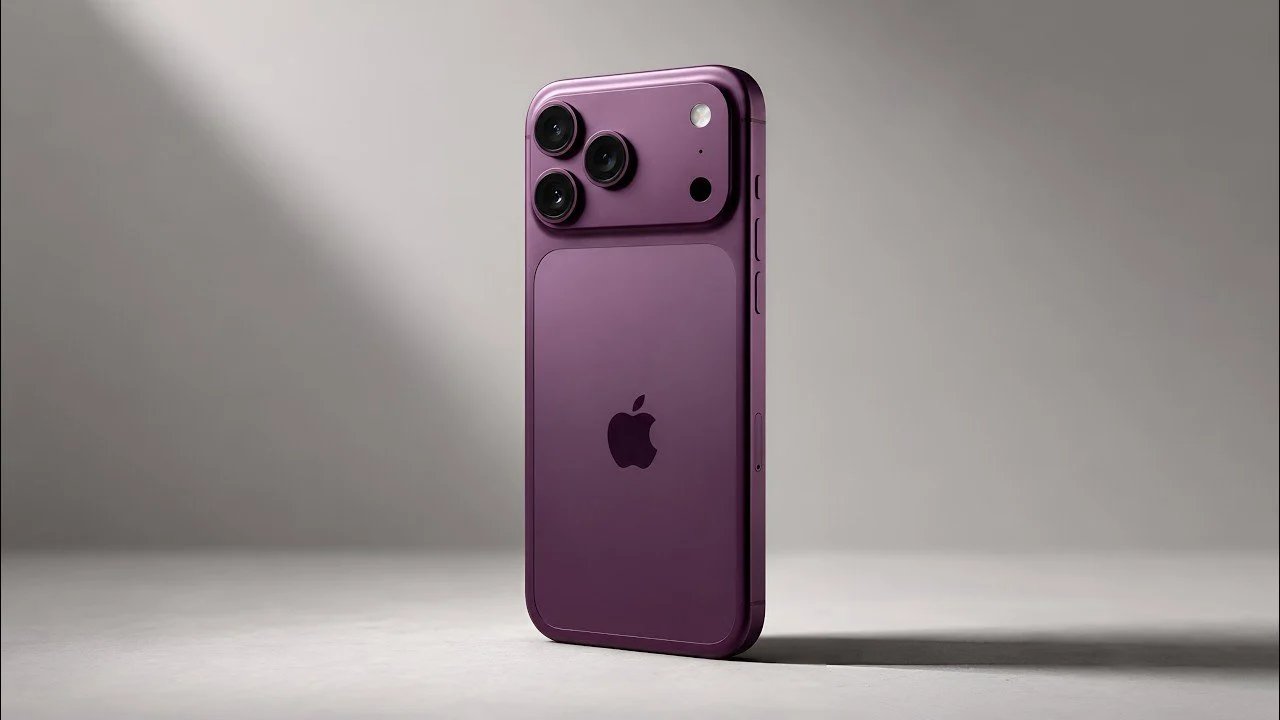 Vazamento do iPhone 18 Pro Max: acabamento em vermelho cereja e abertura variável