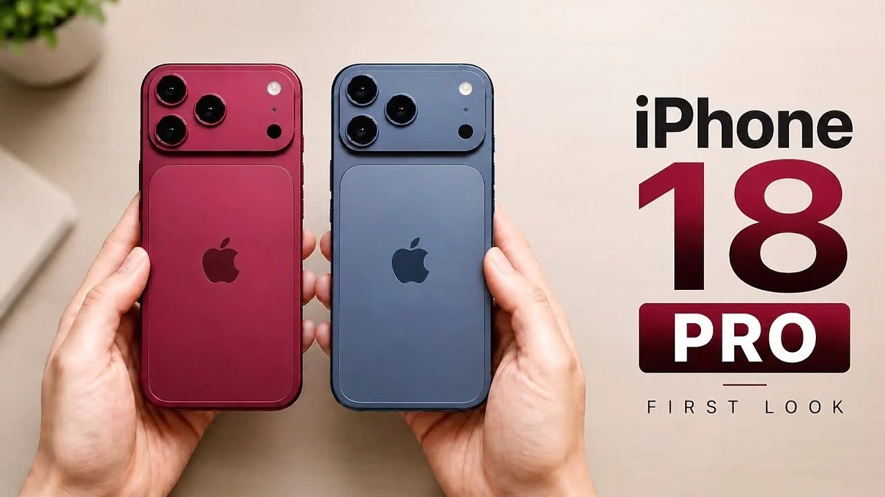 Vazamento do iPhone 18 Pro: cor vermelha escura e detalhes do chip A20