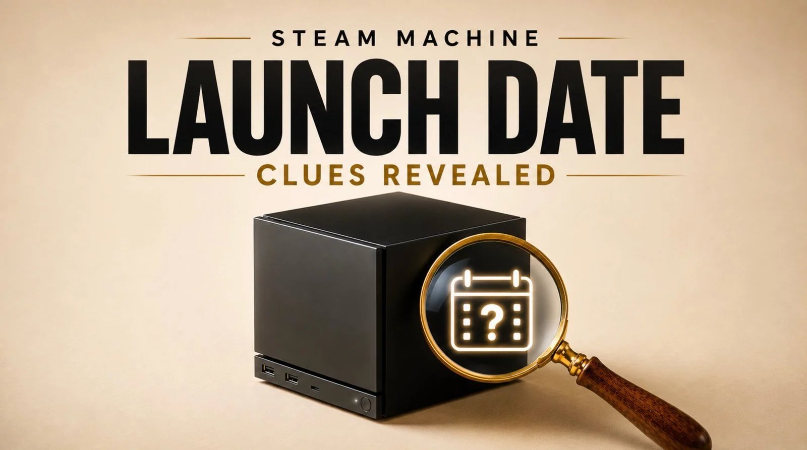 Vazamentos e rumores sobre a data de lançamento da Valve Steam Machine