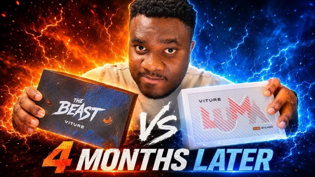 Viture Beast vs Luma Ultra: jogos e produtividade testados