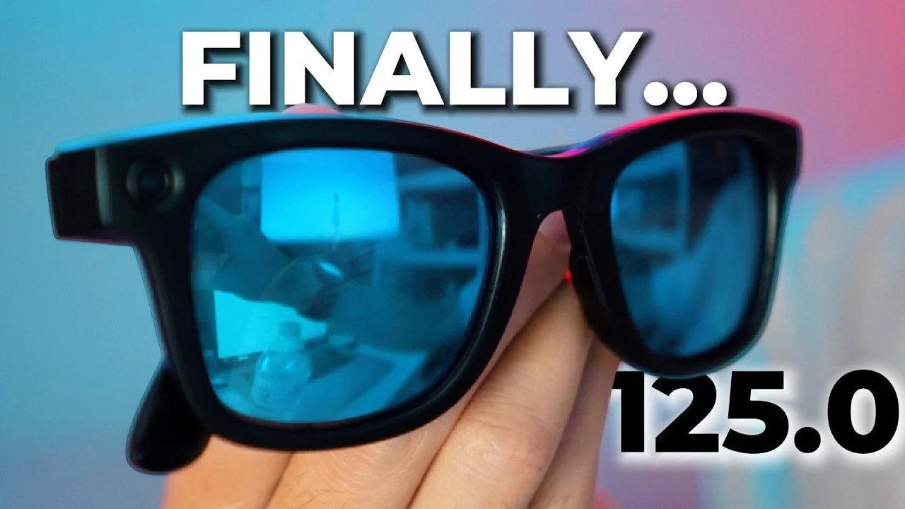 Você deve baixar a atualização do Ray-Ban Meta 125.0?