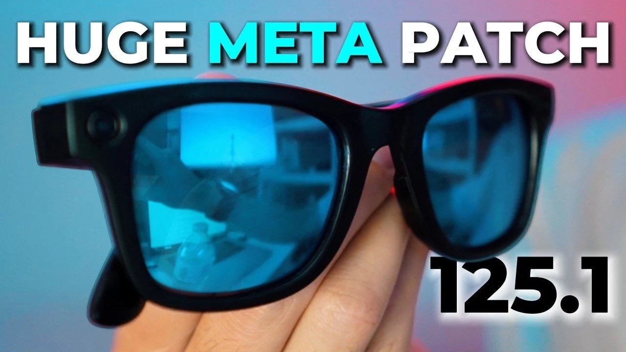 Você deve baixar a atualização do software Ray-Ban Meta 125.1?